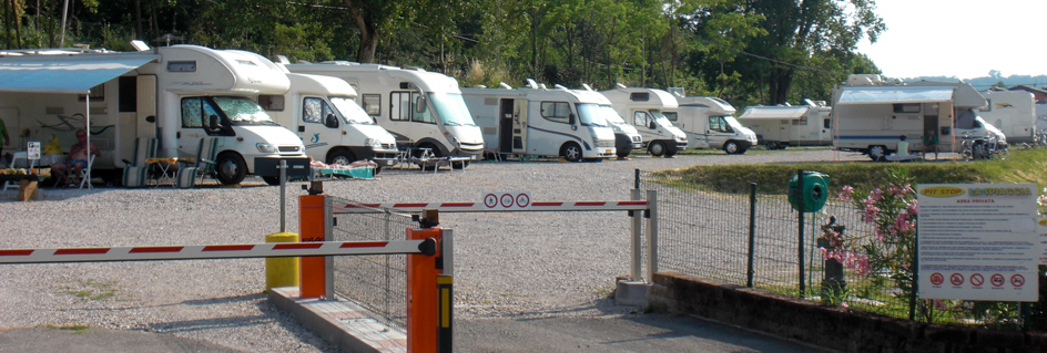Camper car park Desenzano
