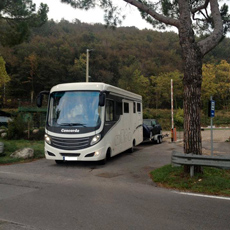 Ook campers van grote afmetingen zijn welkom